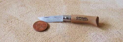 Нож Opinel №2, рукоять из бука фото 3